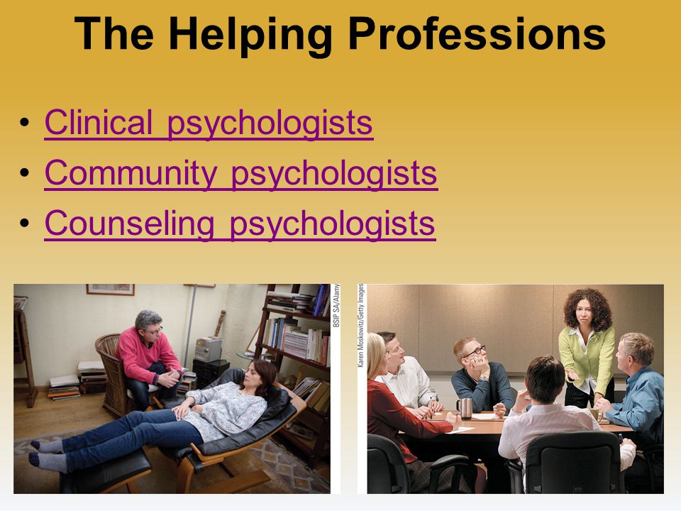 The Helping Professions