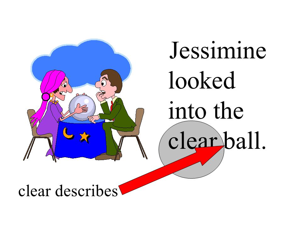 Jessimine looked into the clear ball.