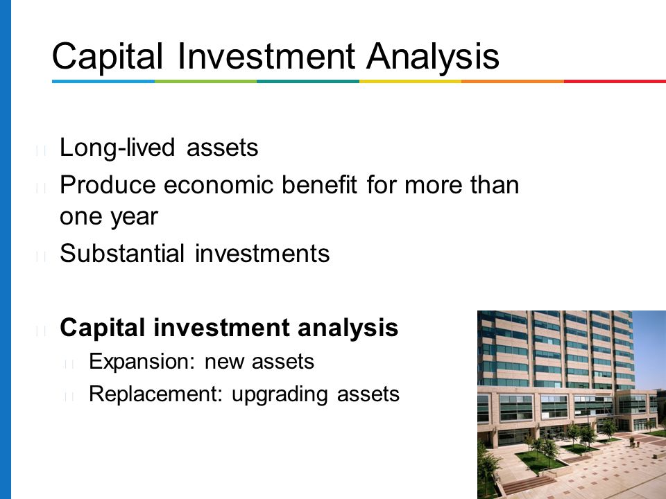 Capital Investment Analysis