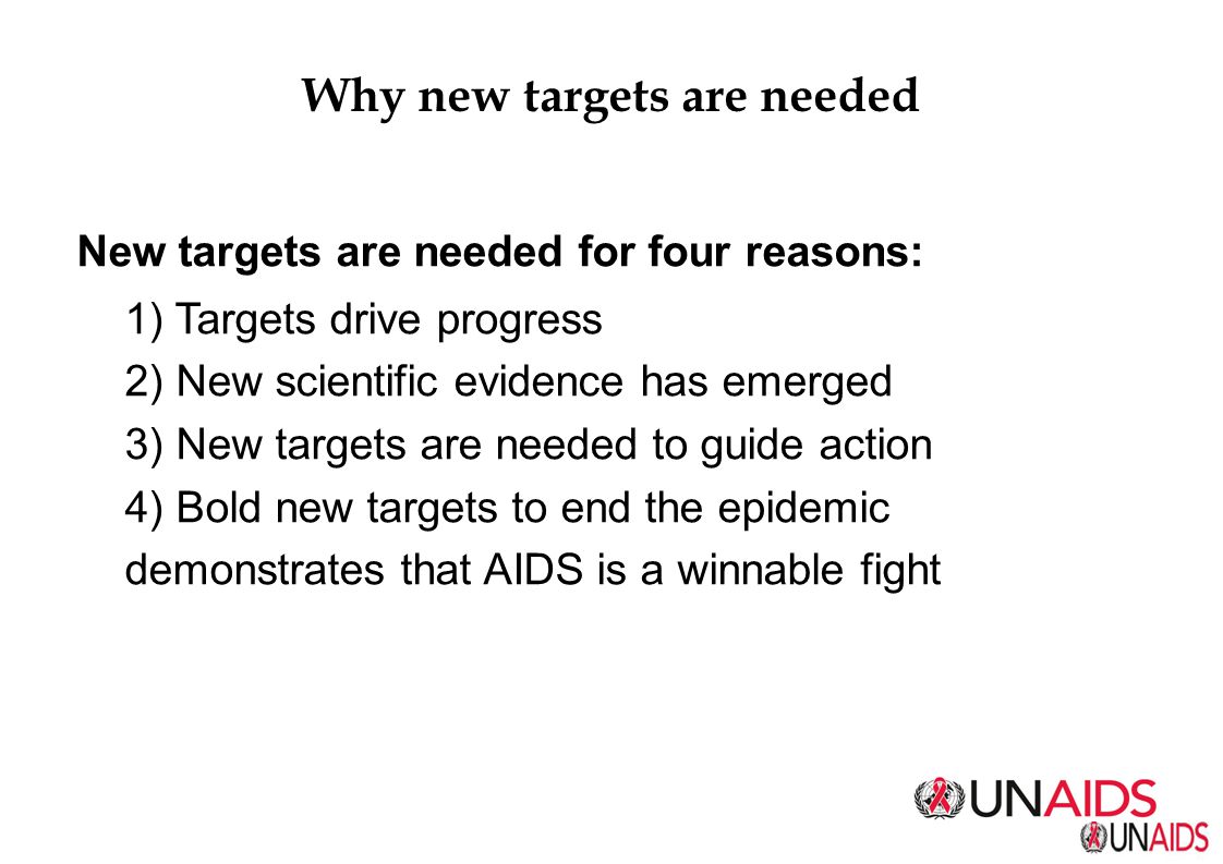 Why new targets are needed