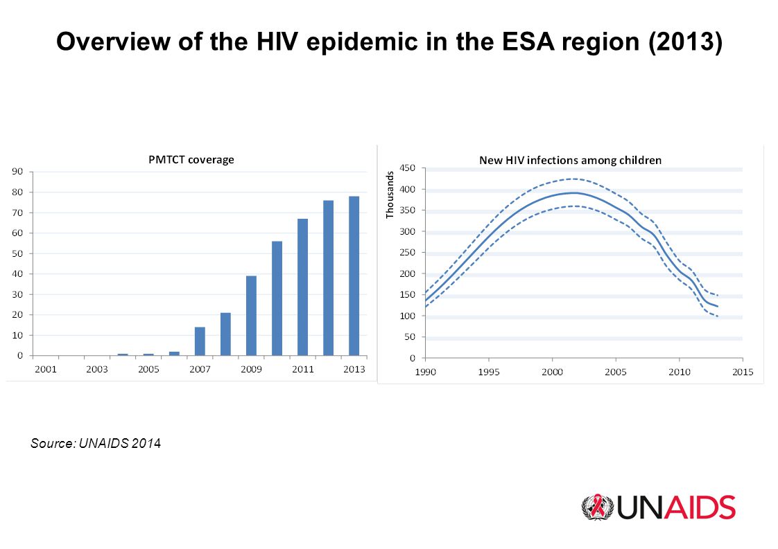 Overview of the HIV epidemic in the ESA region (2013)