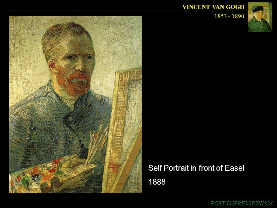 Self Portrait in front of Easel 1888