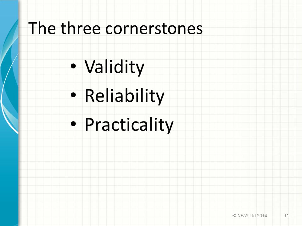 The three cornerstones