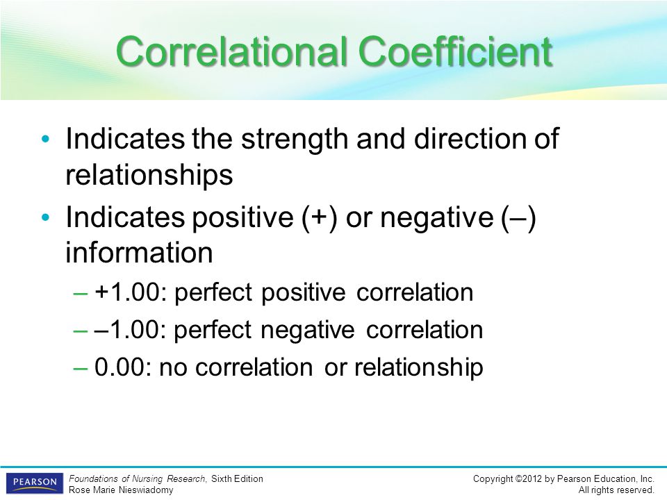 Correlational Coefficient