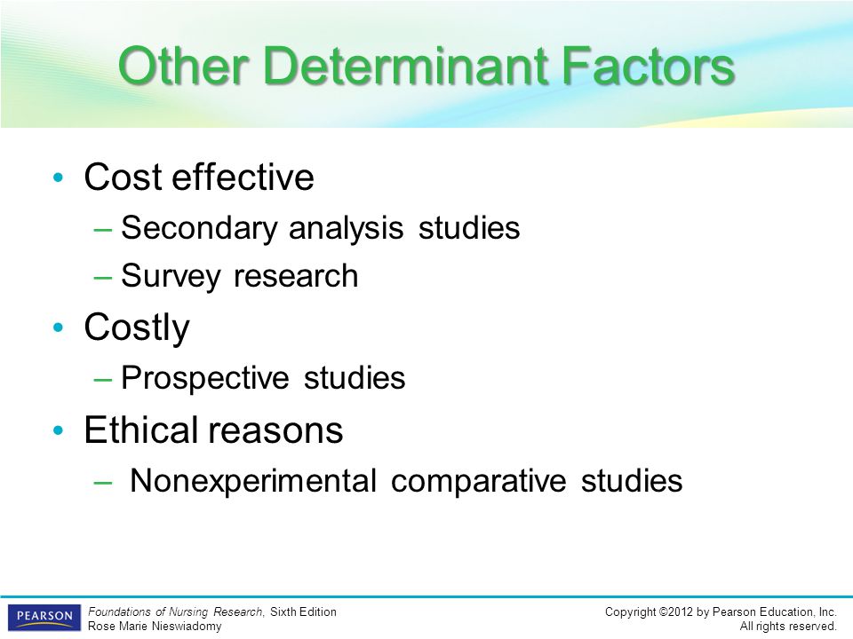 Other Determinant Factors