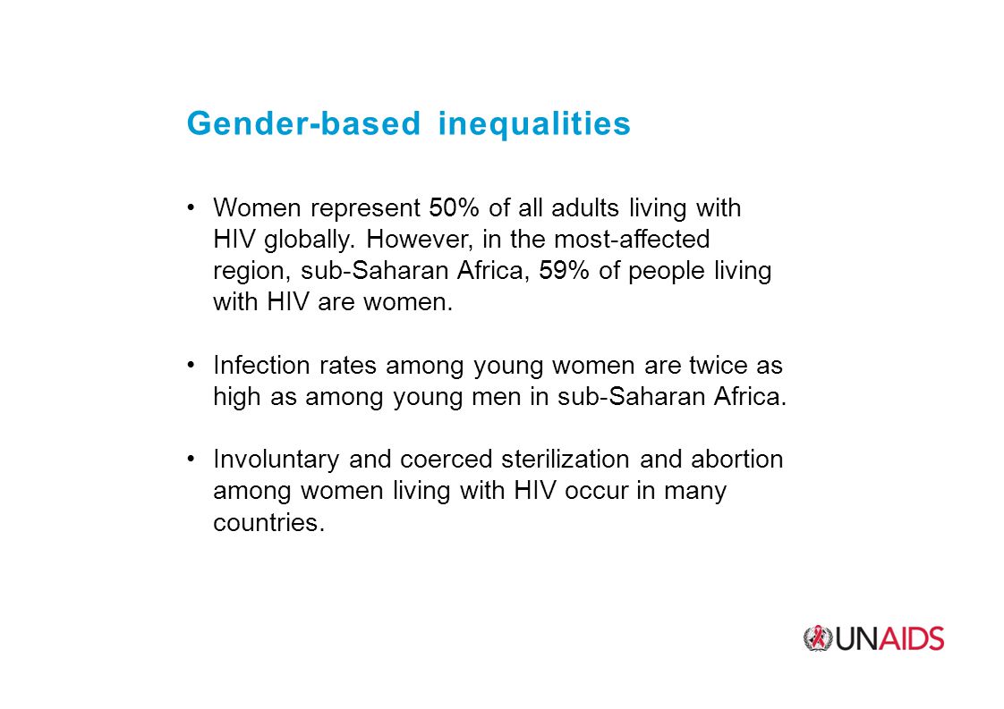 Gender-based inequalities