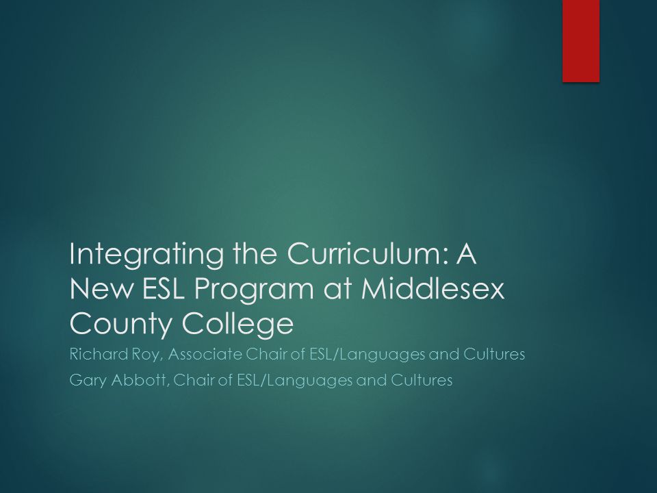 Richard Roy Associate Chair Of Esl Languages And Cultures Ppt Video Online Download