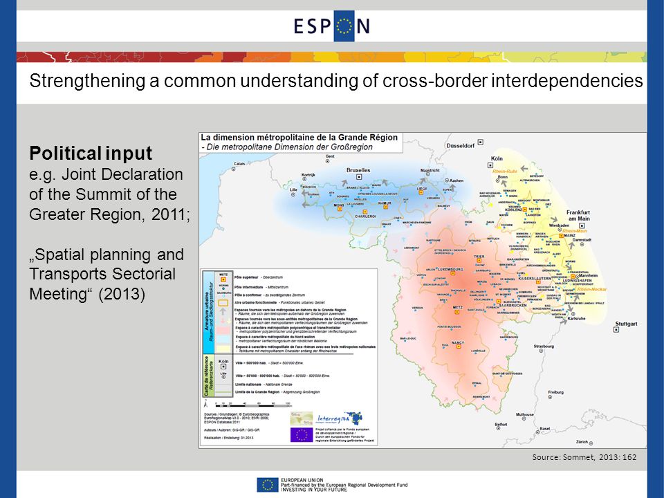 Strengthening a common understanding of cross-border interdependencies