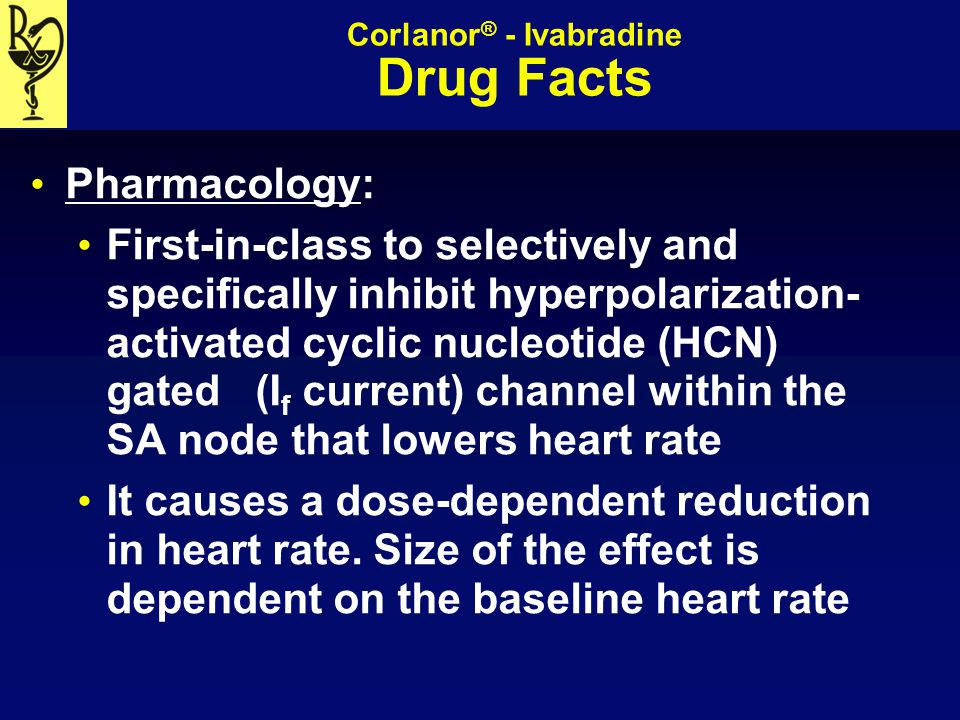 Corlanor® - Ivabradine Drug Facts