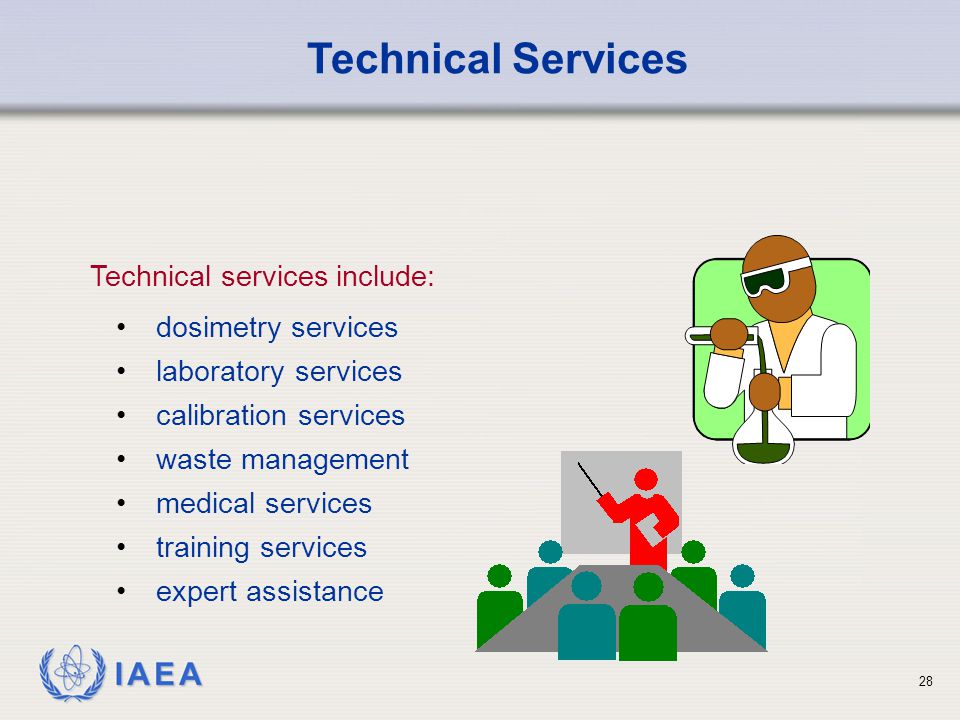 Technical Services Technical services include: dosimetry services