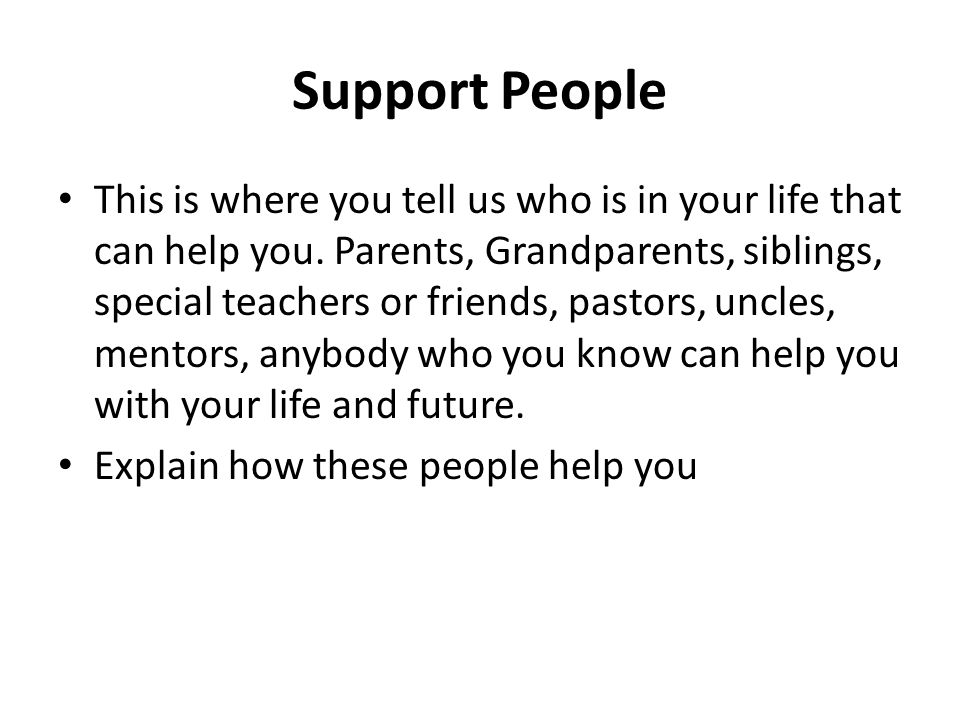 Support People