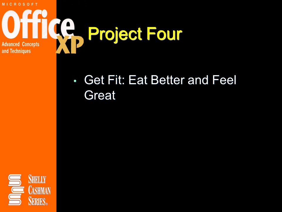 Project Four Get Fit: Eat Better and Feel Great