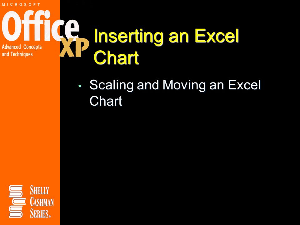 Inserting an Excel Chart