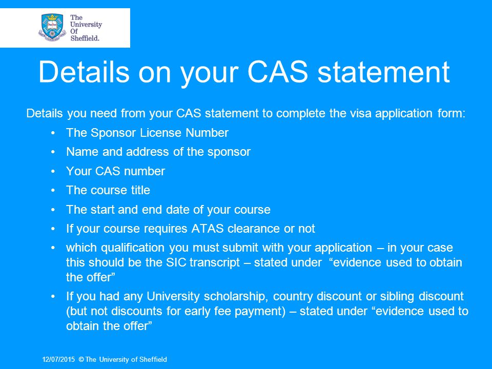Details on your CAS statement