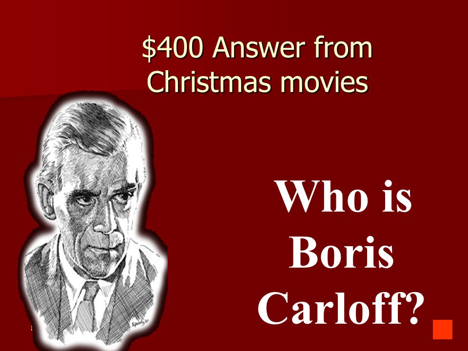 $400 Answer from Christmas movies