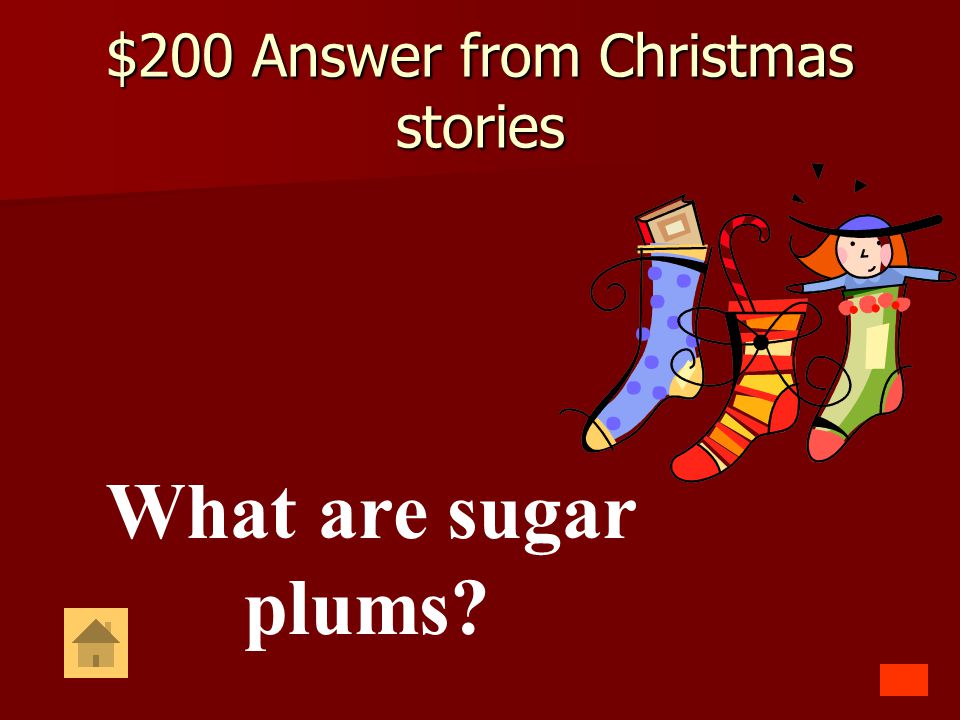 $200 Answer from Christmas stories