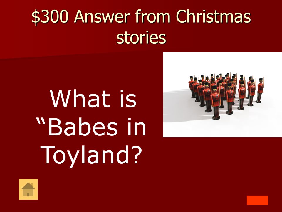 $300 Answer from Christmas stories
