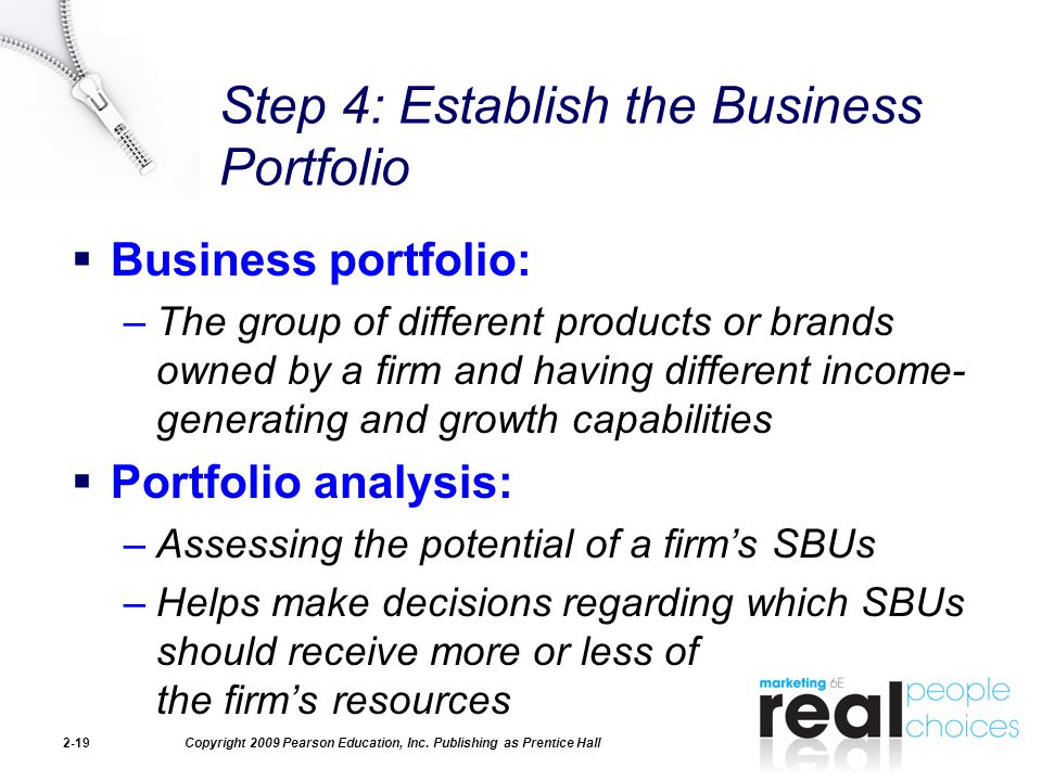 Step 4: Establish the Business Portfolio
