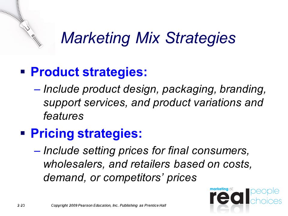 Marketing Mix Strategies