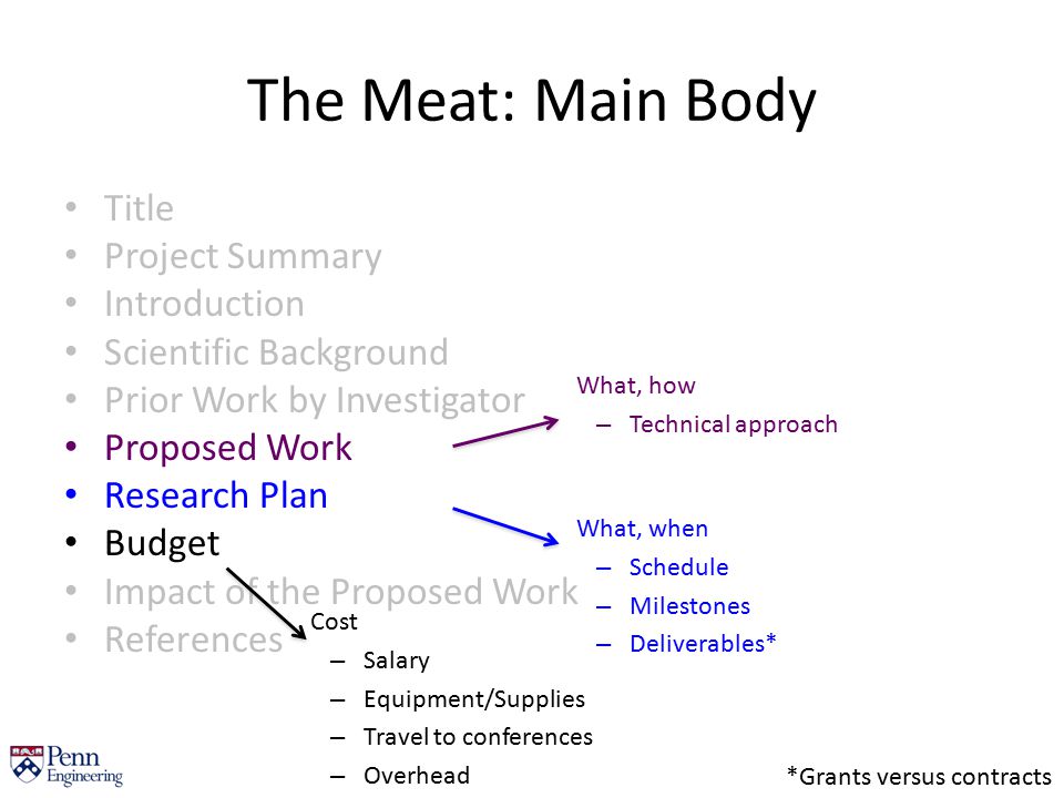 The Meat: Main Body Title Project Summary Introduction