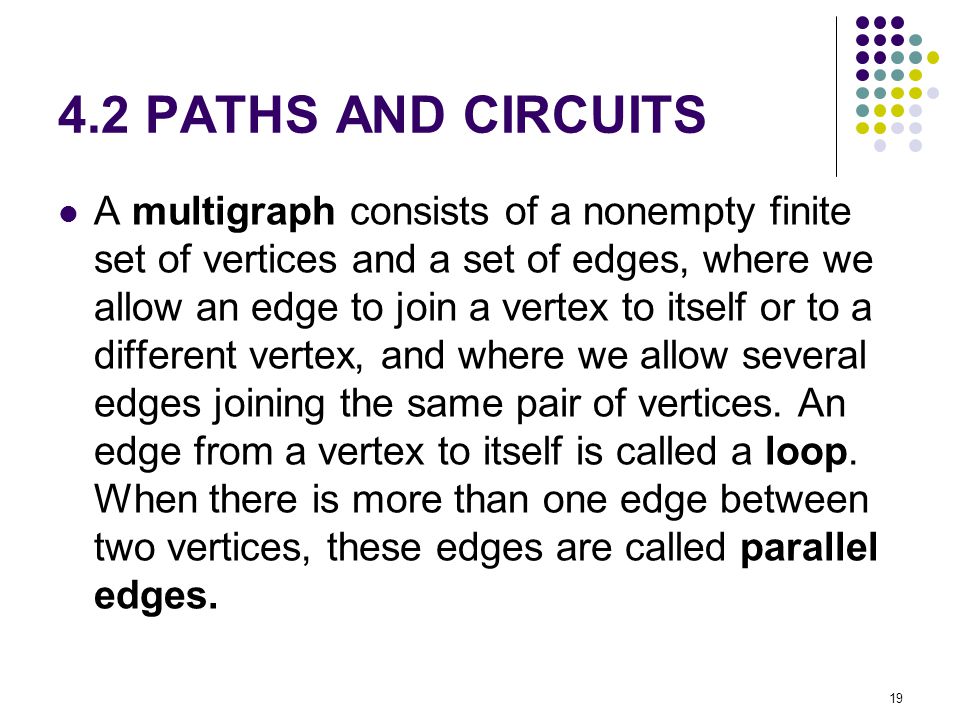 4.2 PATHS AND CIRCUITS