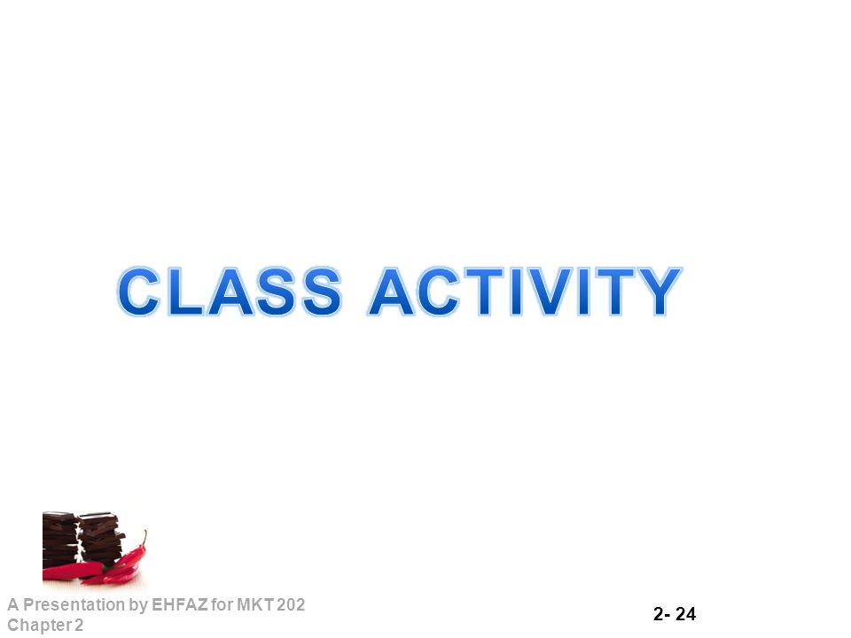 CLASS ACTIVITY