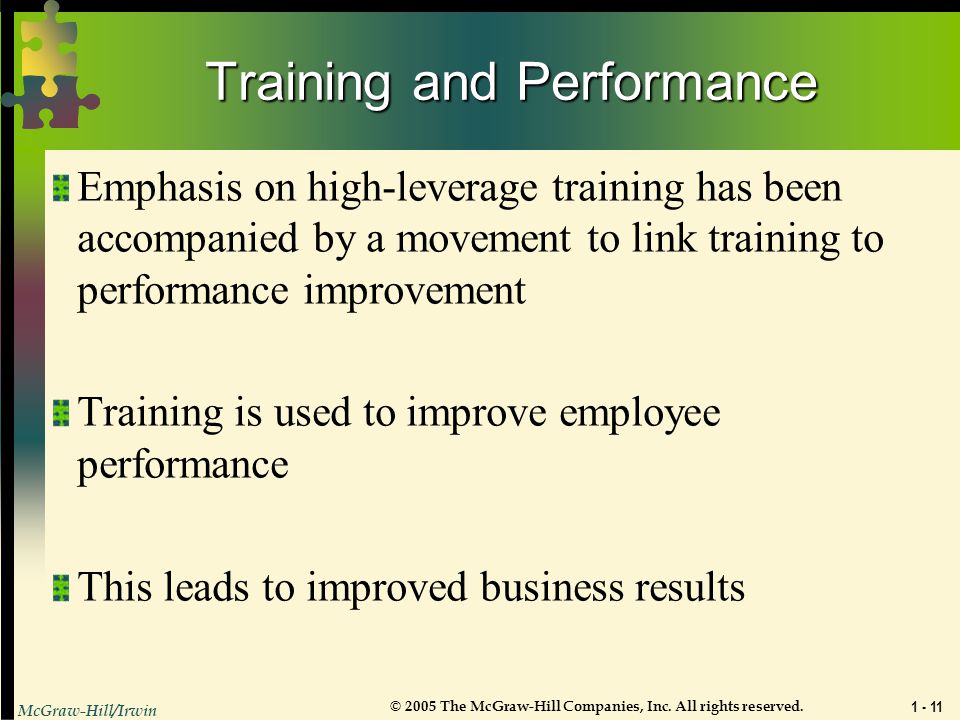 Training and Performance