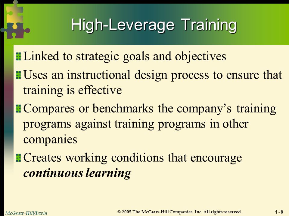 High-Leverage Training