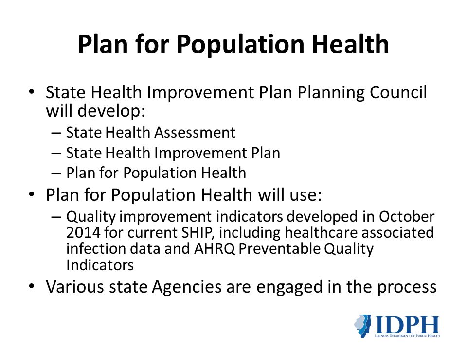 Plan for Population Health
