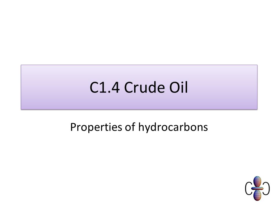Properties of hydrocarbons