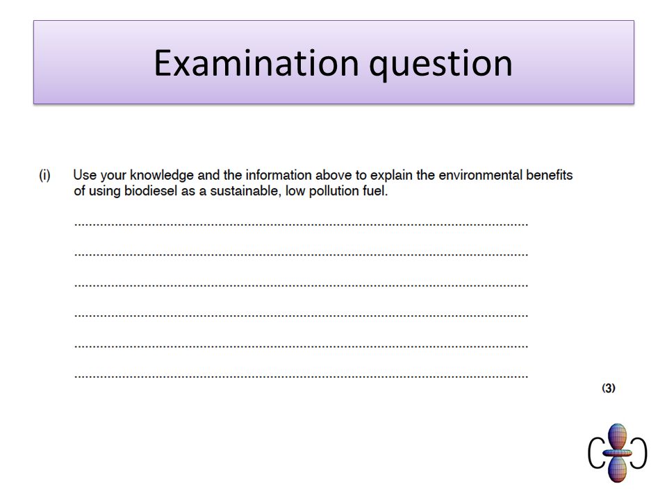Examination question