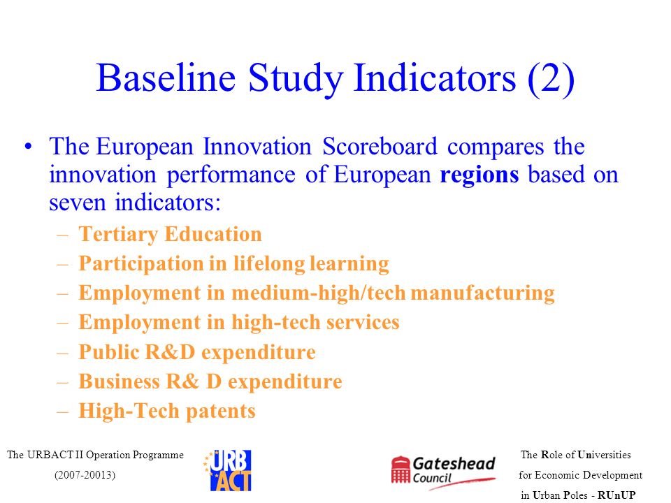 Baseline Study Indicators (2)