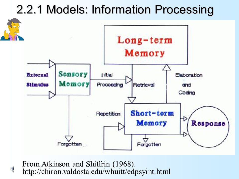 2.2.1 Models: Information Processing