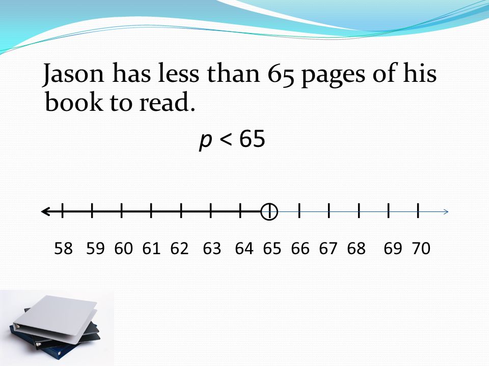 Jason has less than 65 pages of his book to read.