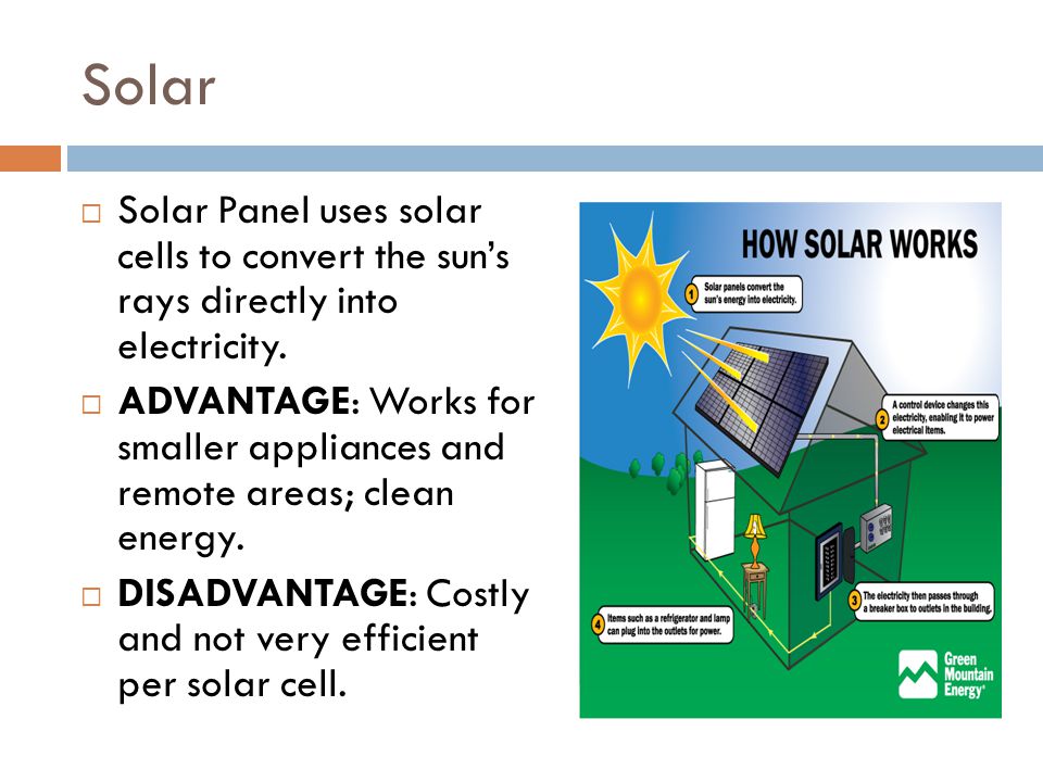 Solar Solar Panel uses solar cells to convert the sun’s rays directly into electricity.
