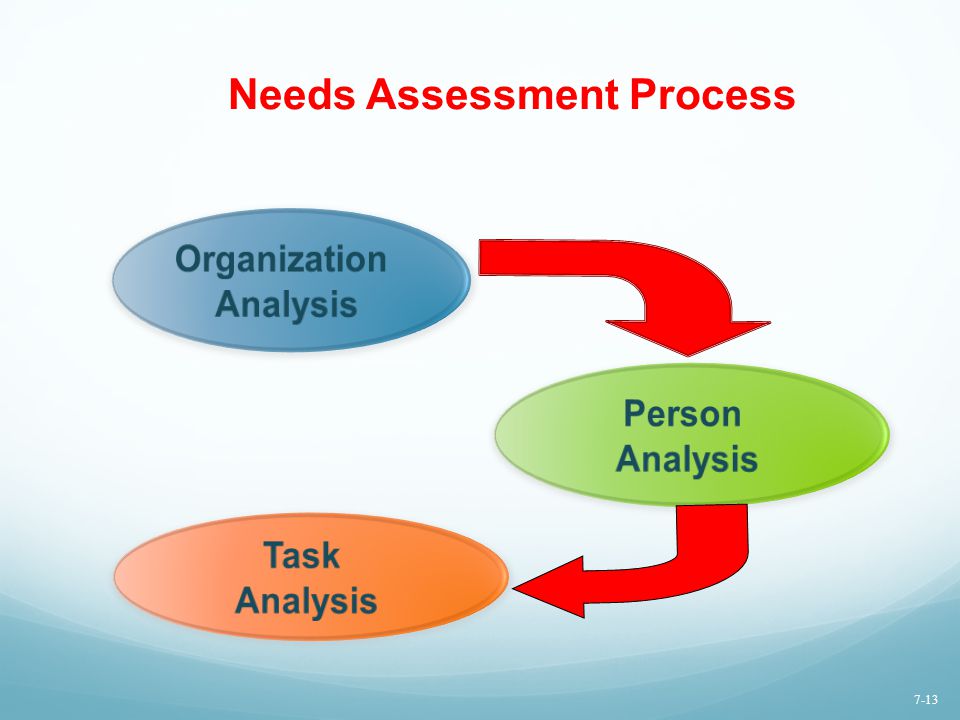 Needs Assessment Process