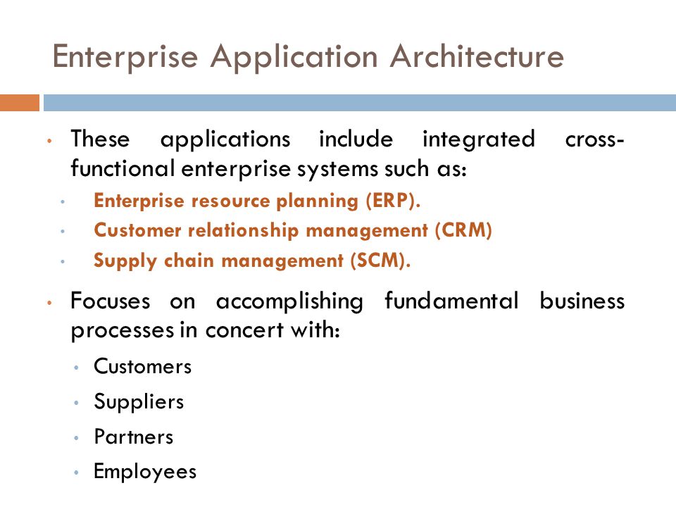 Enterprise Application Architecture