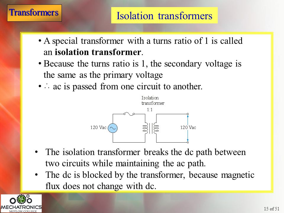 Isolation transformers