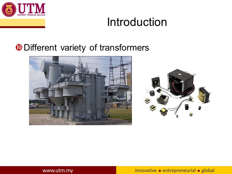 Introduction Different variety of transformers