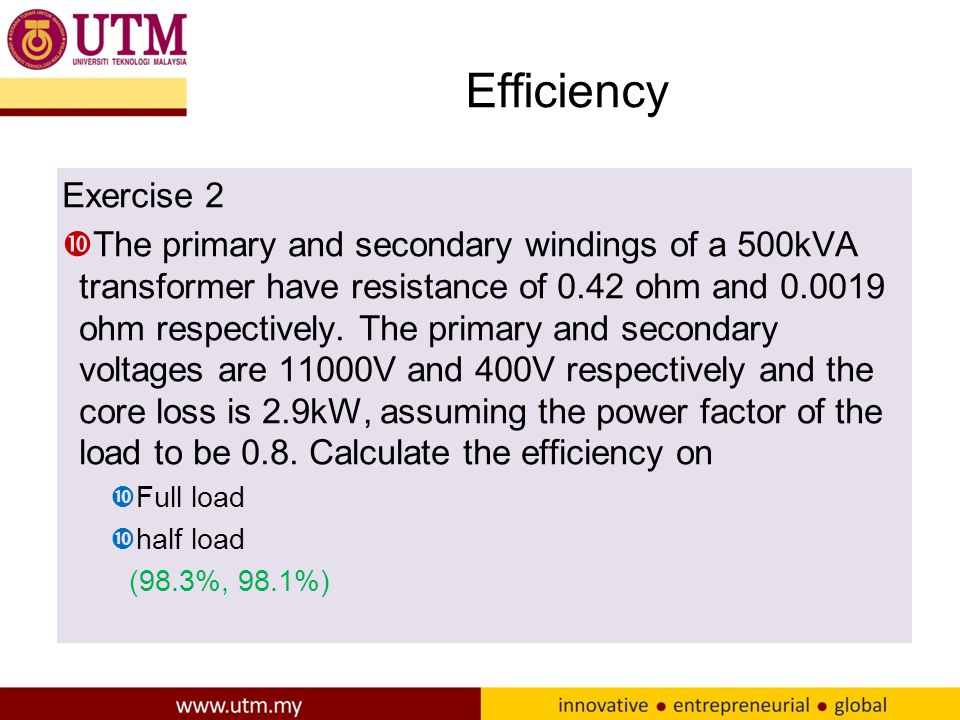 Efficiency Exercise 2.