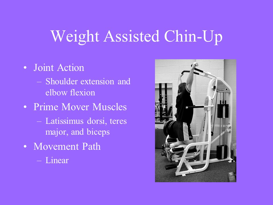 Weight Assisted Chin-Up