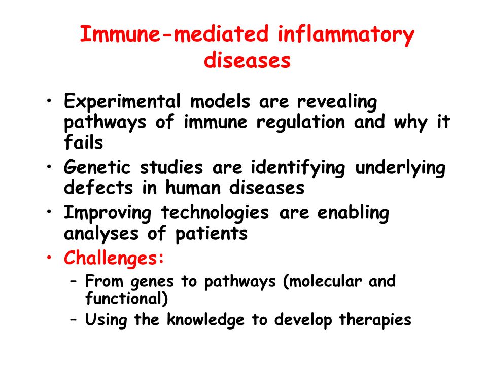 Immune-mediated inflammatory diseases