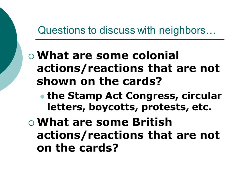 Questions to discuss with neighbors…