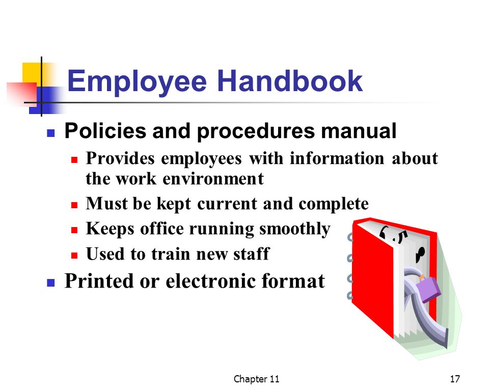 Employee Handbook Policies and procedures manual