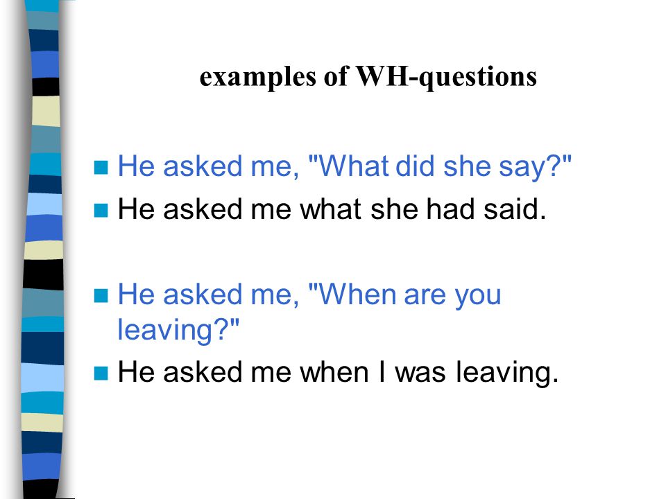 examples of WH-questions