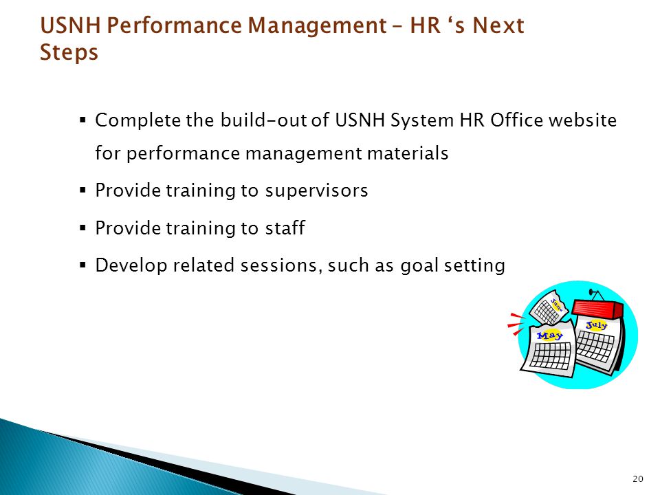 USNH Performance Management – HR ‘s Next Steps