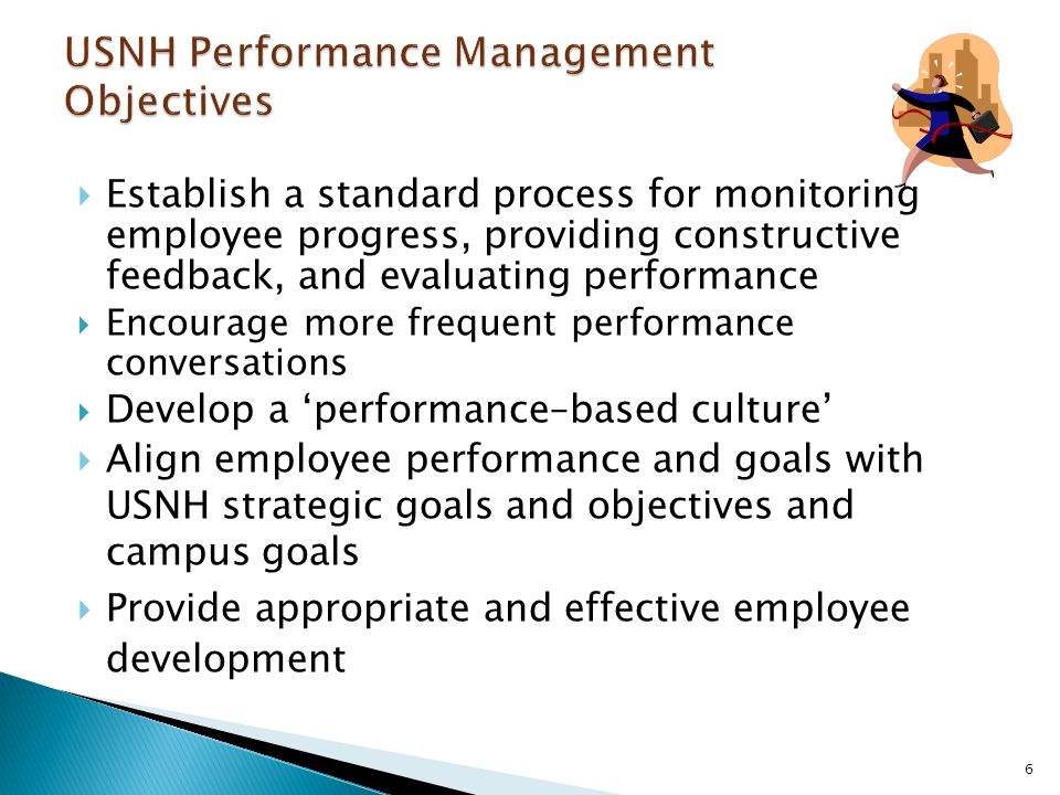 USNH Performance Management Objectives
