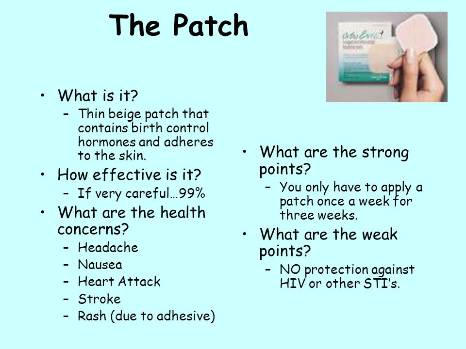 The Patch What is it What are the strong points How effective is it