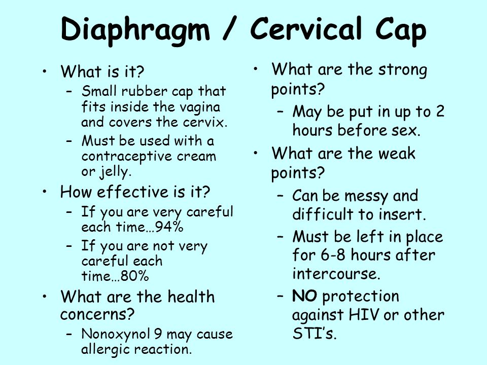 Diaphragm / Cervical Cap