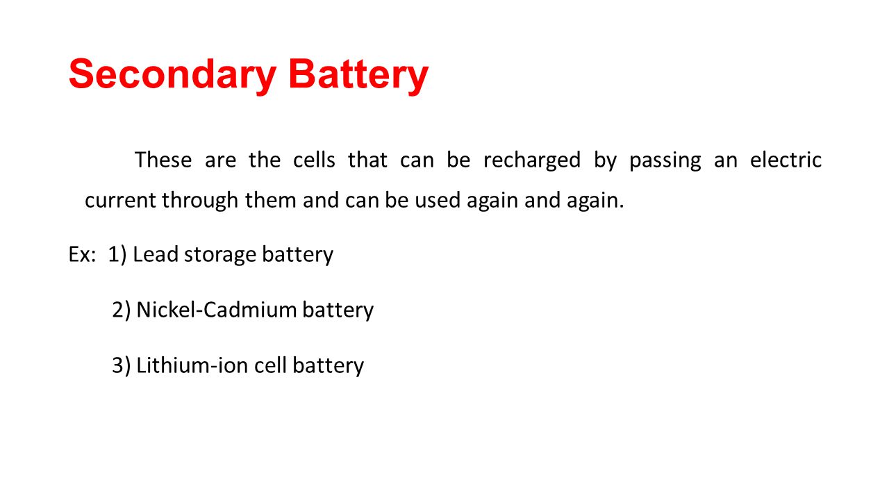 Secondary Battery